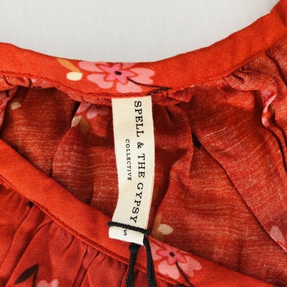 Spell & The Gypsy BNWT Joni Gown Women's Size Small Women's Maxi Dress - Picture 9 of 12